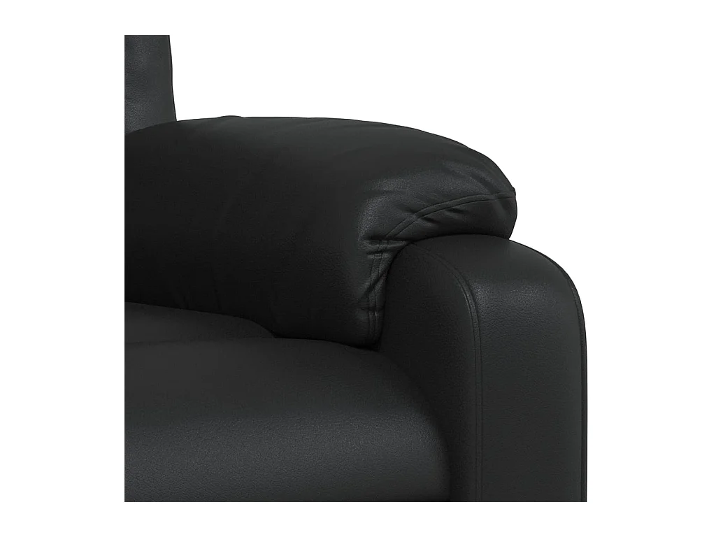 Fauteuil inclinable Noir Similicuir