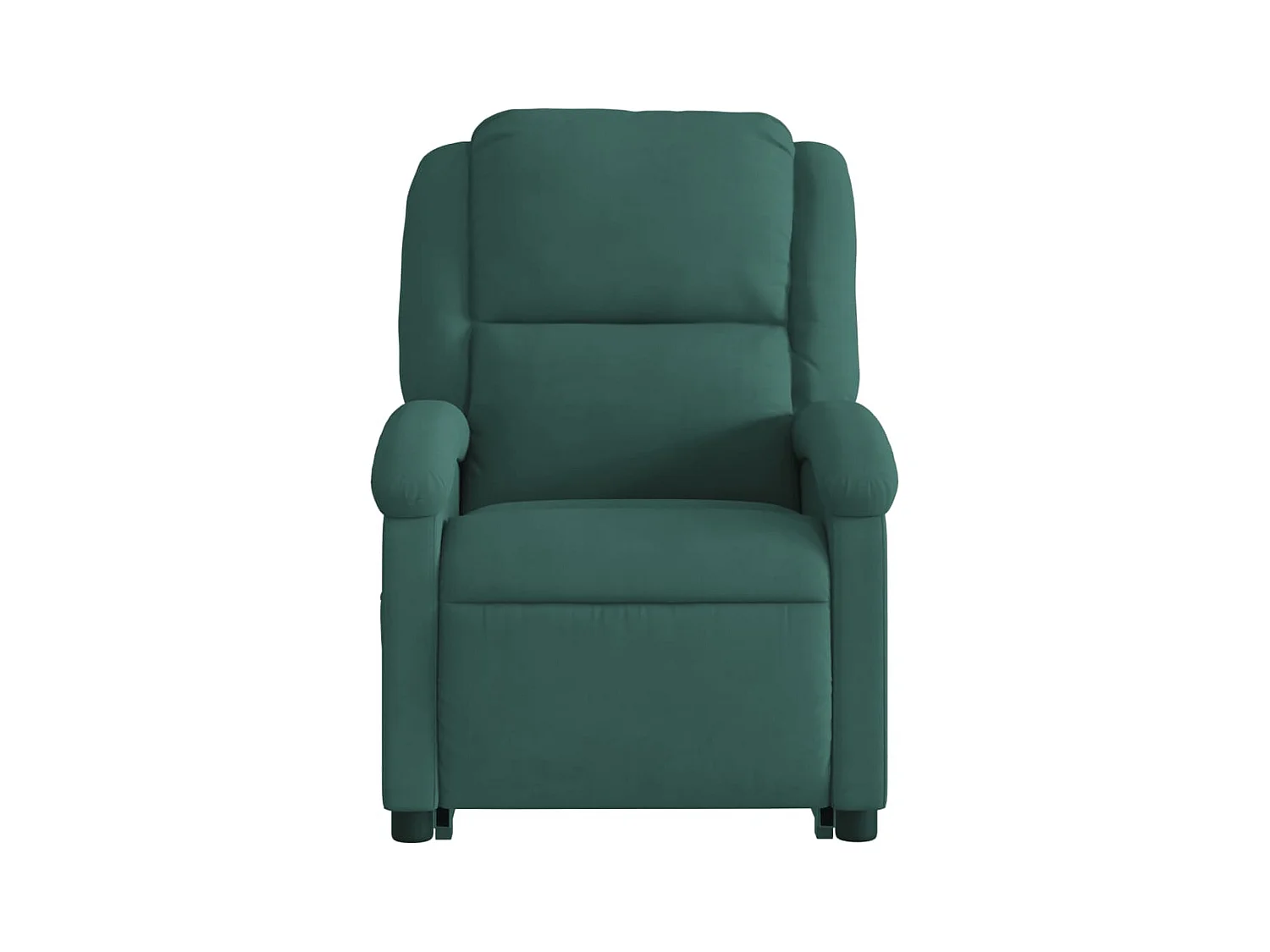 Fauteuil inclinable électrique vert foncé velours
