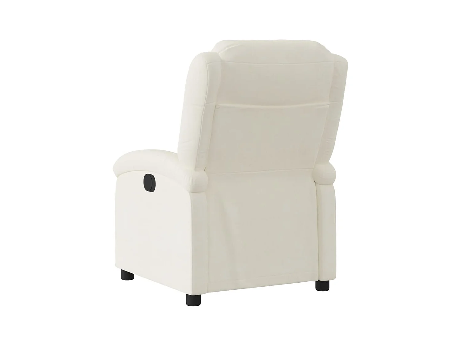 Fauteuil inclinable Crème Velours