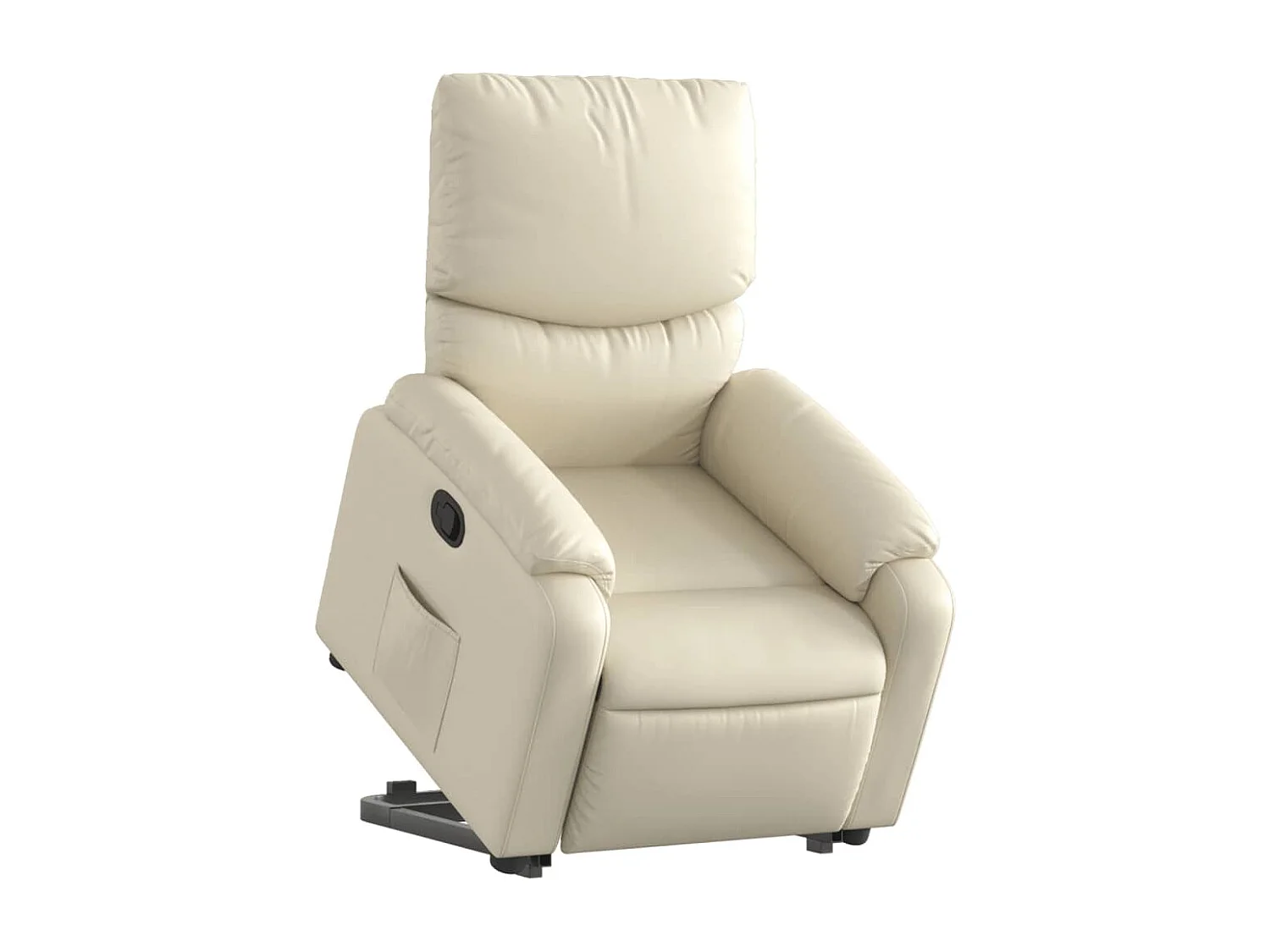 Fauteuil inclinable Crème Similicuir