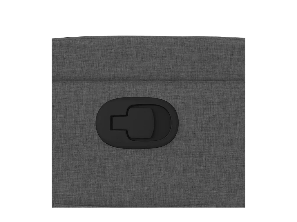 Fauteuil inclinable Gris foncé Tissu