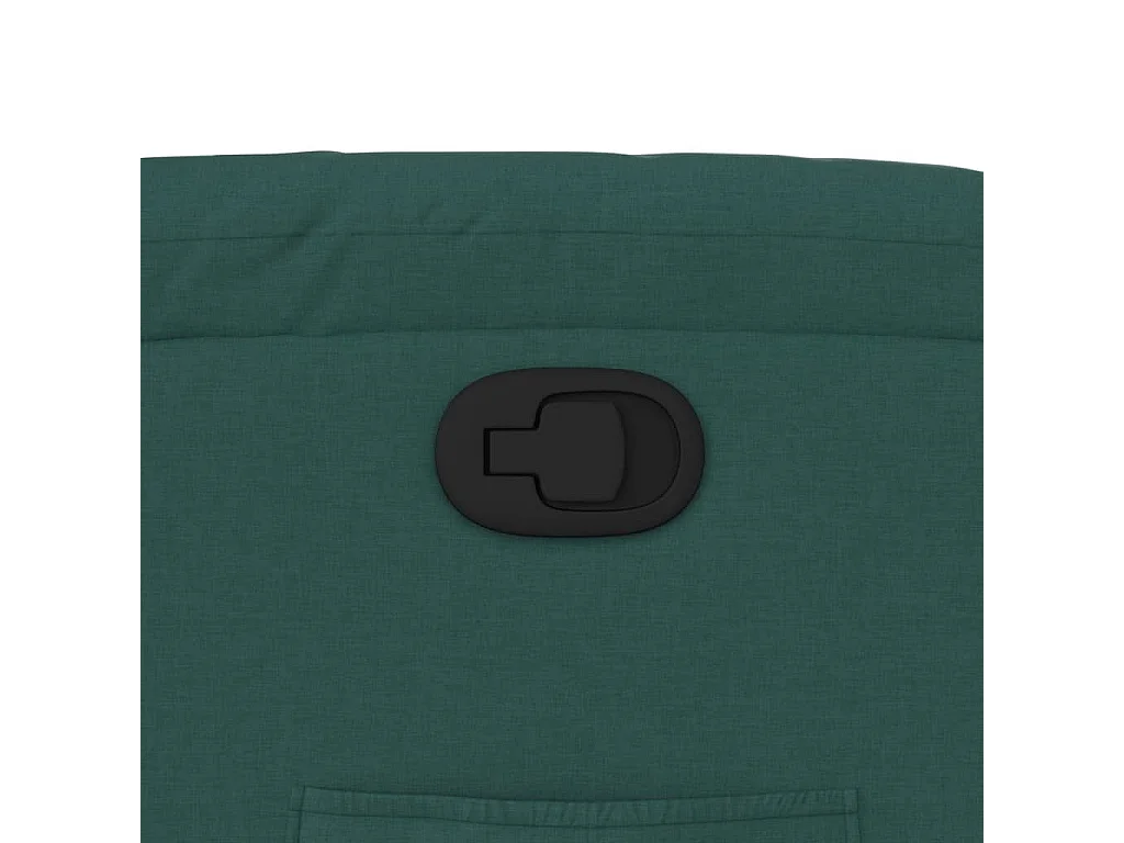 Poltrona reclinável tecido verde-escuro