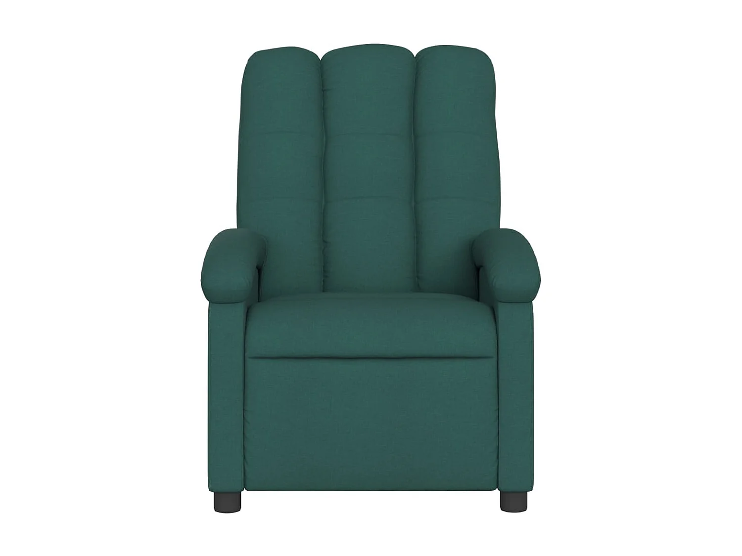 Fauteuil inclinable Vert foncé Tissu