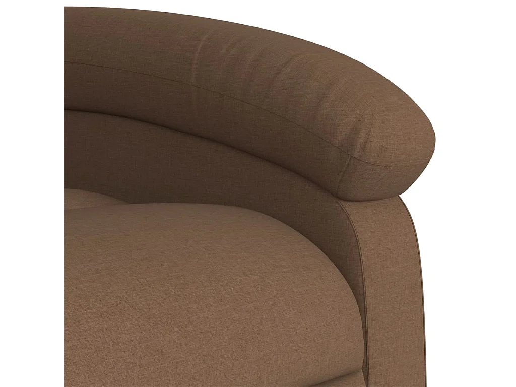Fauteuil inclinable Marron Tissu