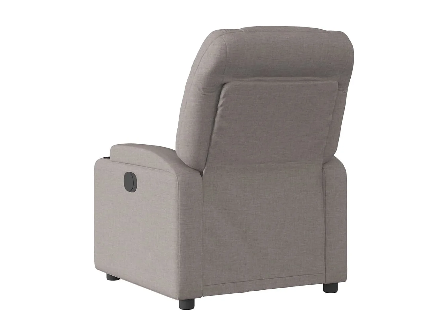 Fauteuil inclinable électrique Taupe Tissu