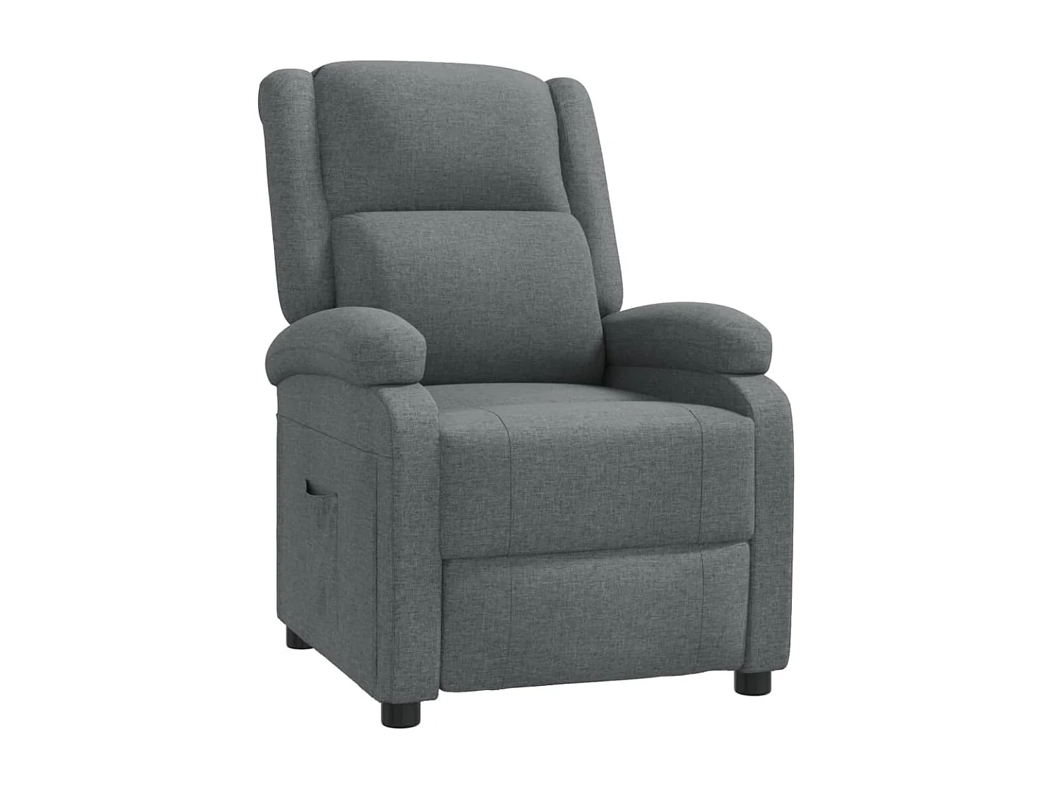 Fauteuil inclinable Gris foncé Tissu