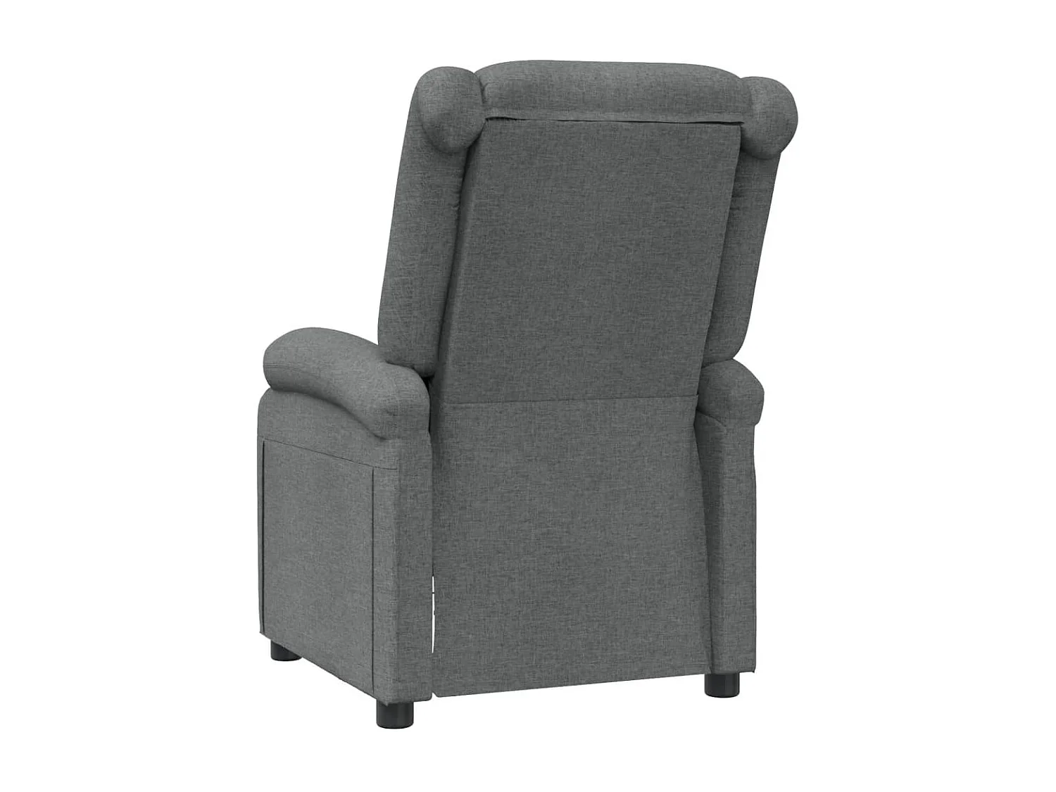 Fauteuil inclinable Gris foncé Tissu