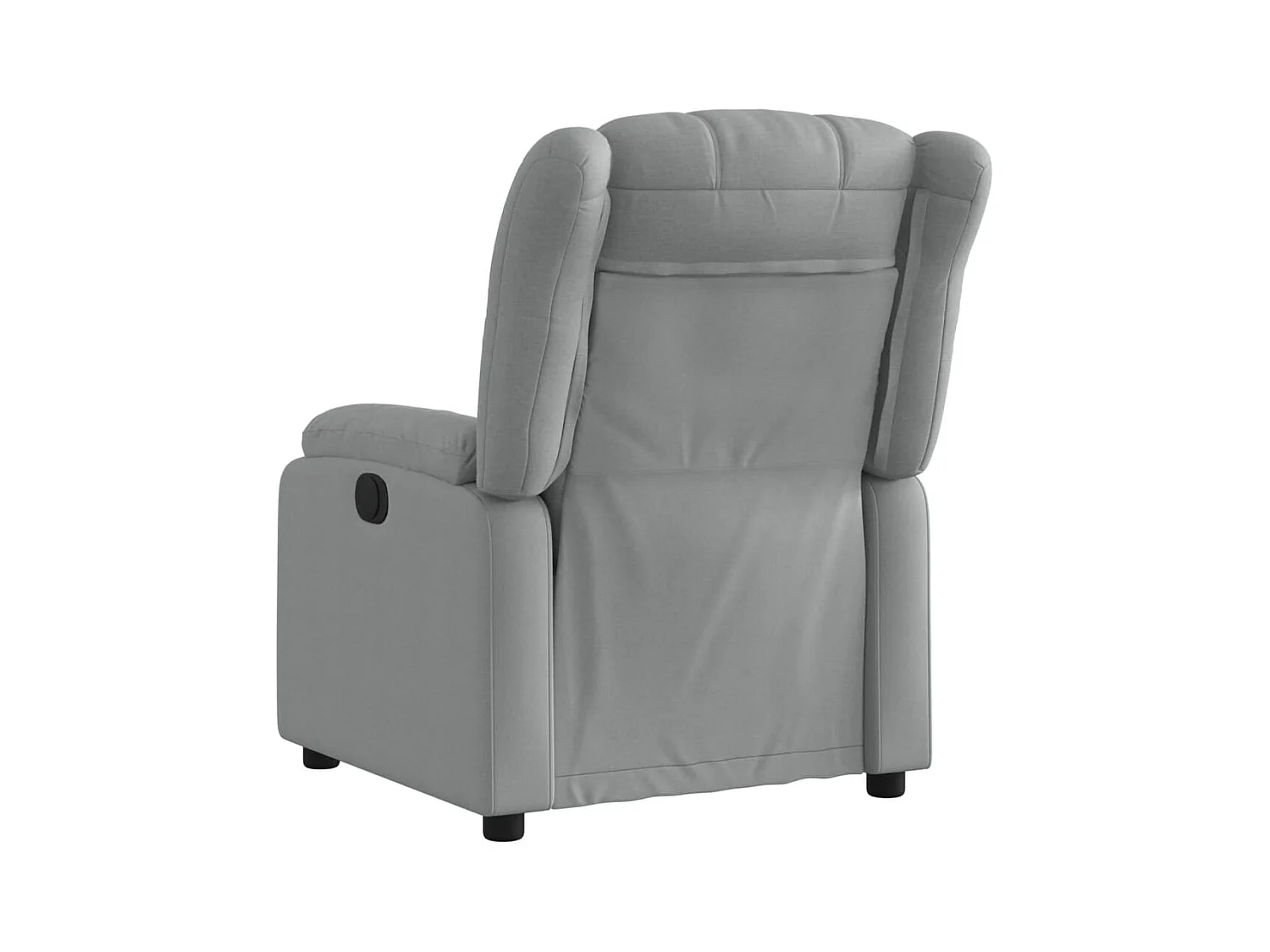 Fauteuil inclinable électrique Gris clair Tissu