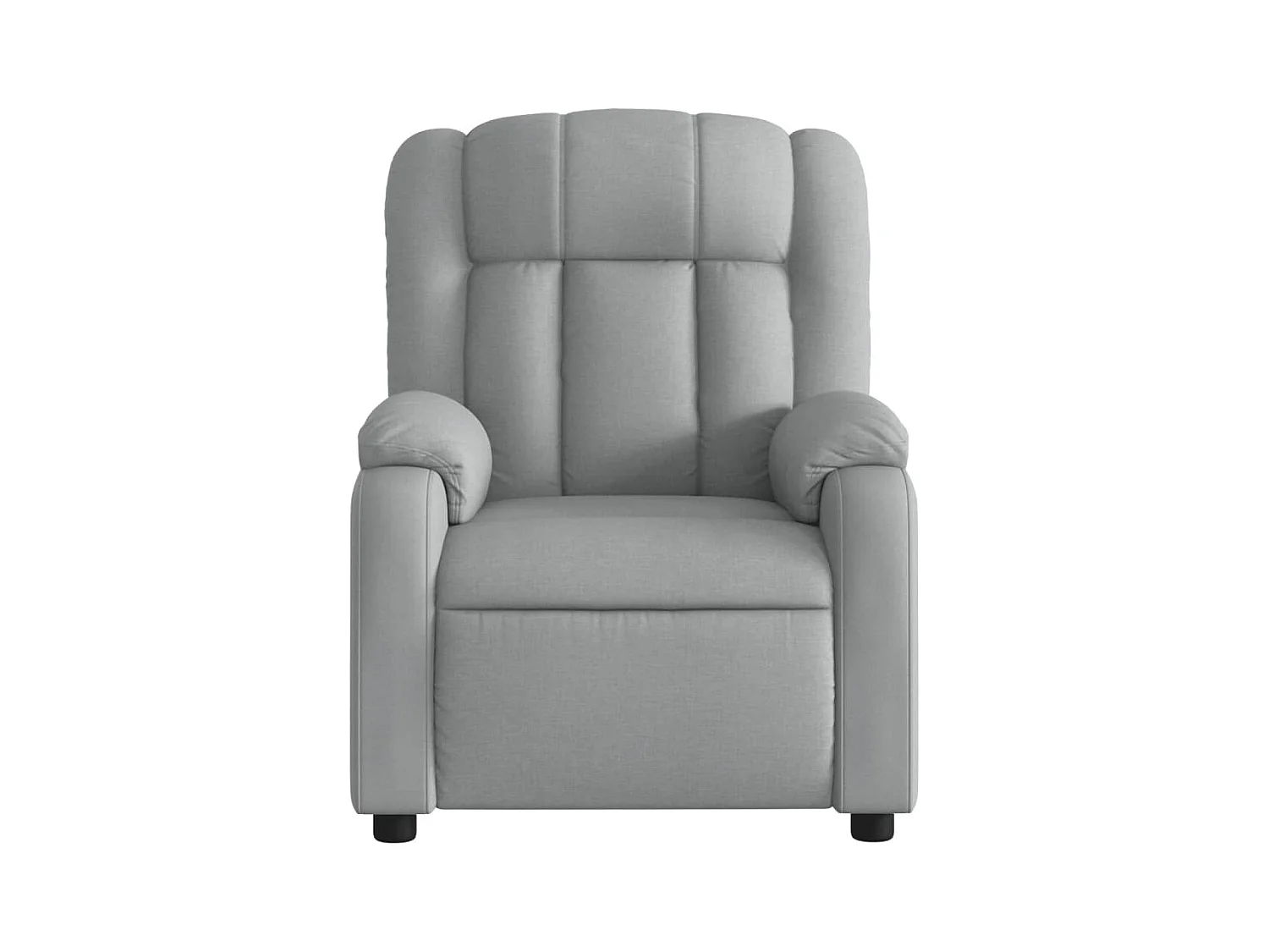 Fauteuil inclinable électrique Gris clair Tissu