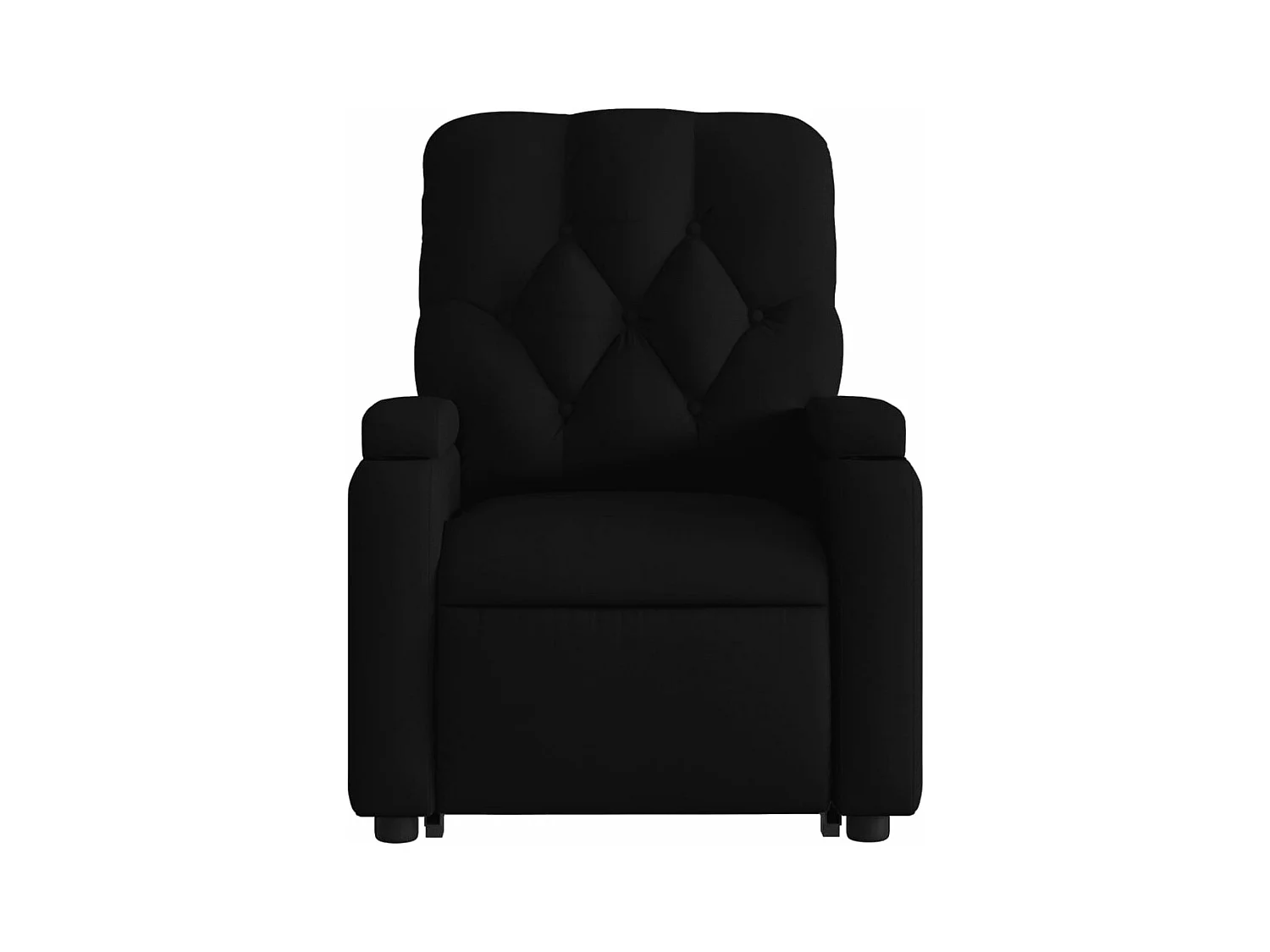 Fauteuil inclinable noir tissu