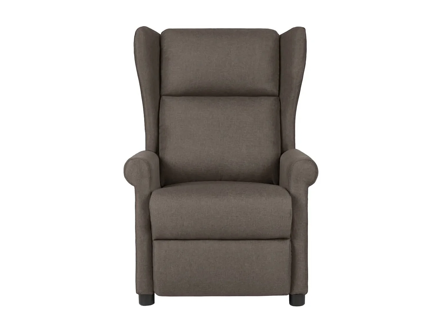 Fauteuil verstelbaar stof zwart