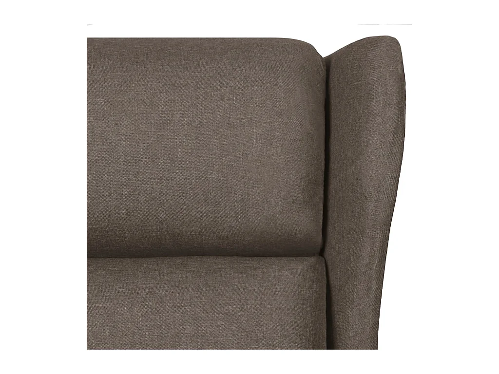 Fauteuil inclinable Noir Tissu