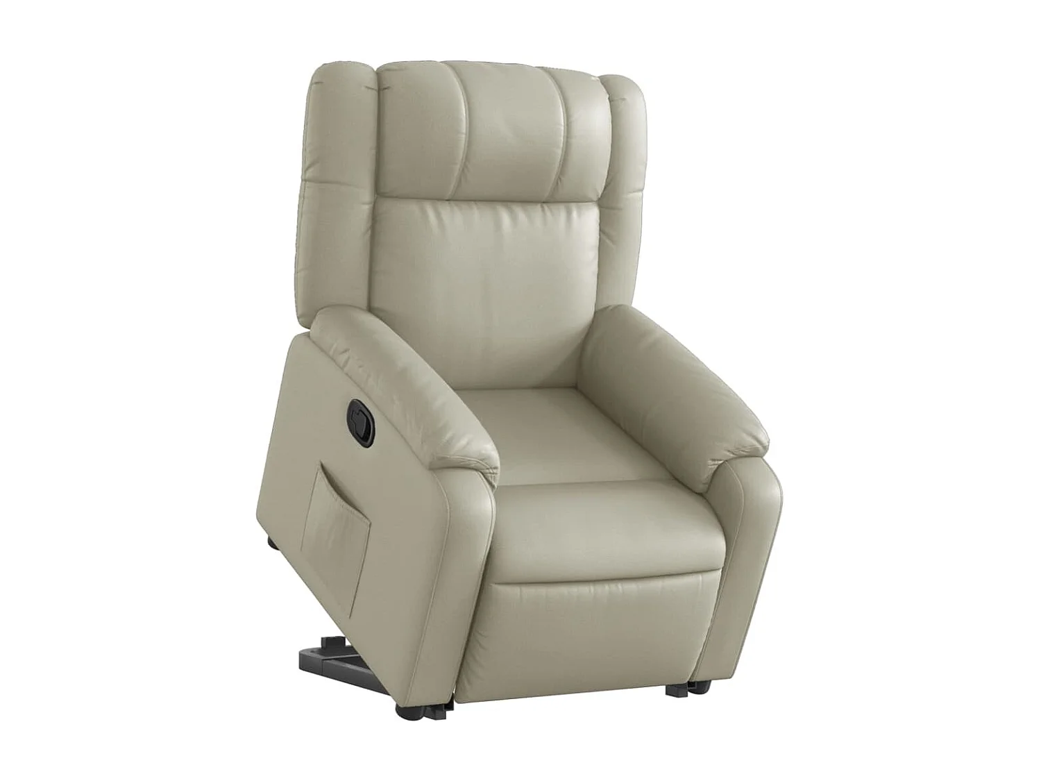 Fauteuil inclinable Crème Similicuir