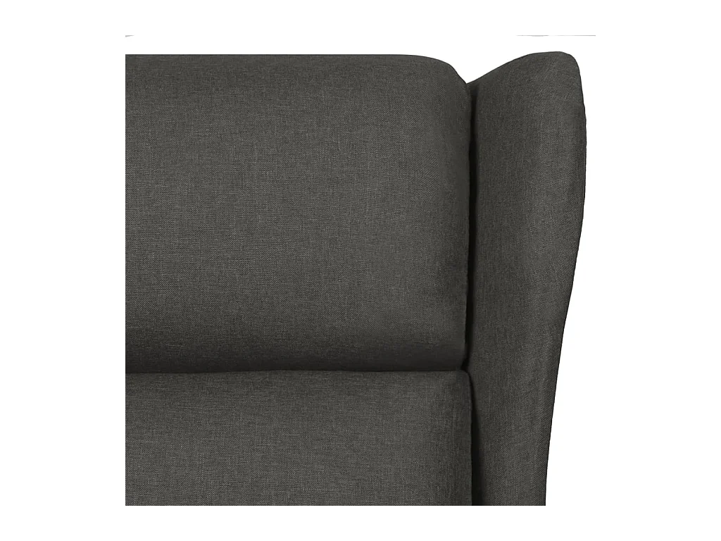 Fauteuil inclinable Gris foncé Tissu