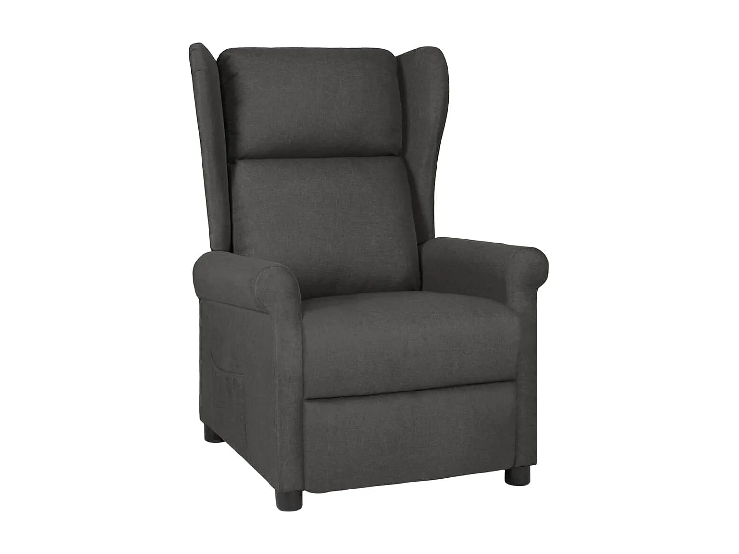 Fauteuil inclinable Gris foncé Tissu