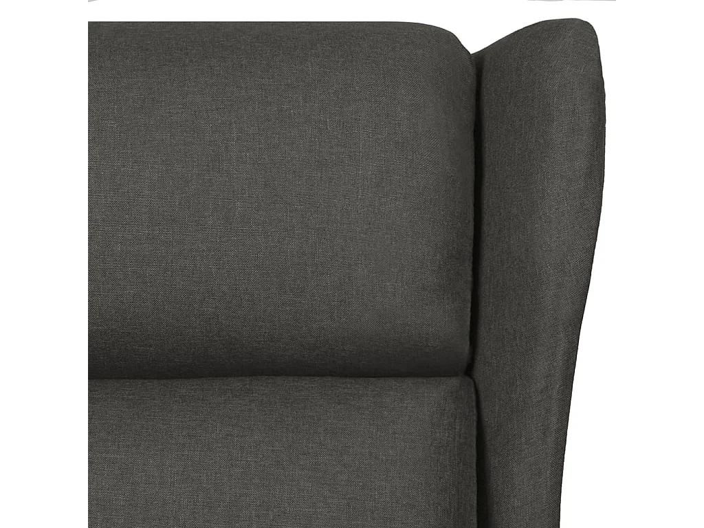 Fauteuil inclinable Gris foncé Tissu