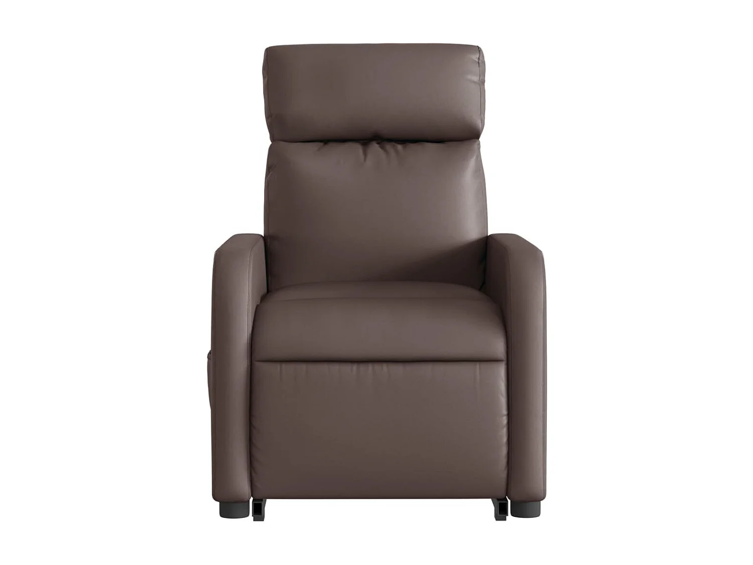 Fauteuil inclinable marron similicuir