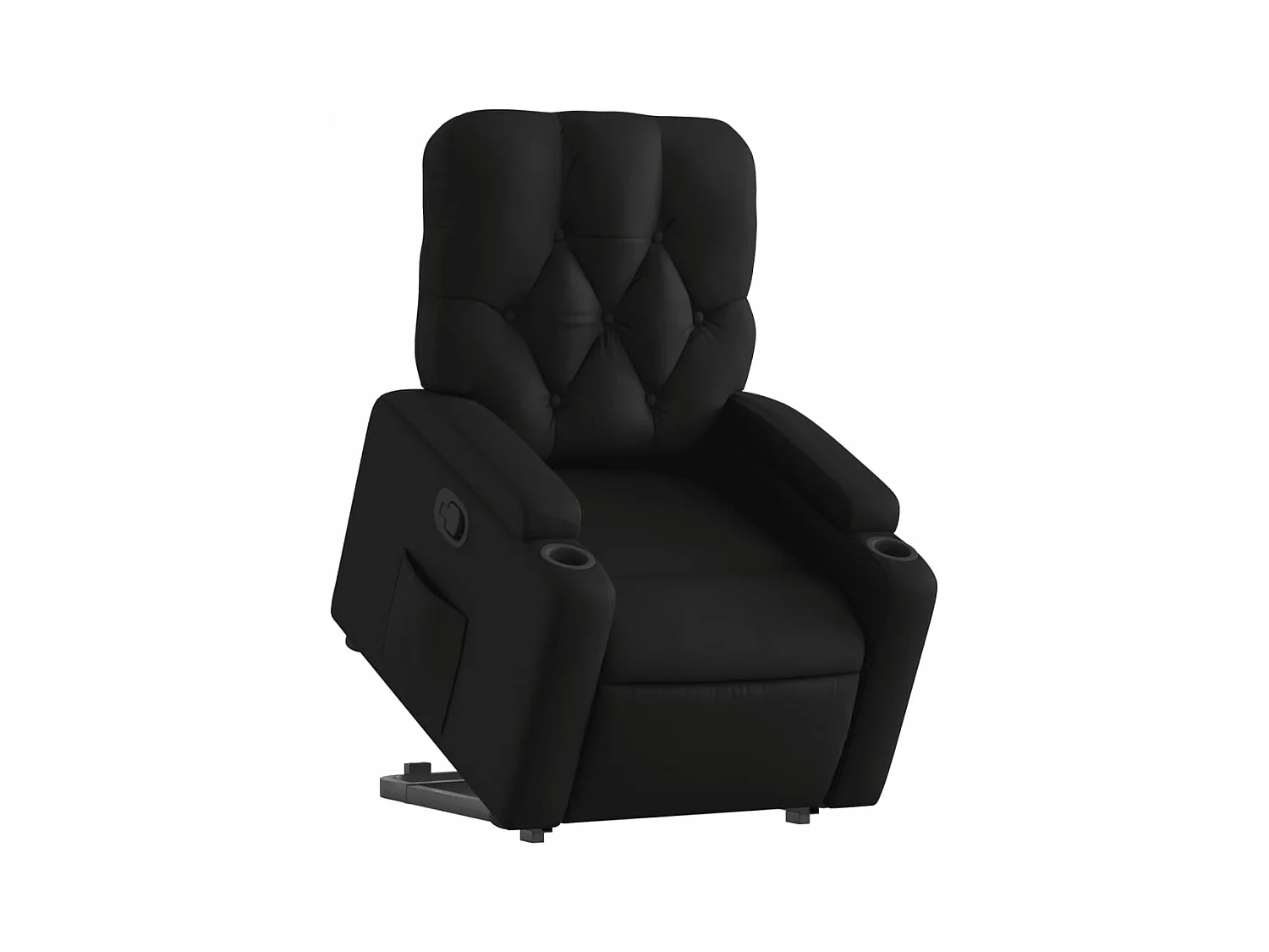 Fauteuil inclinable Noir Similicuir