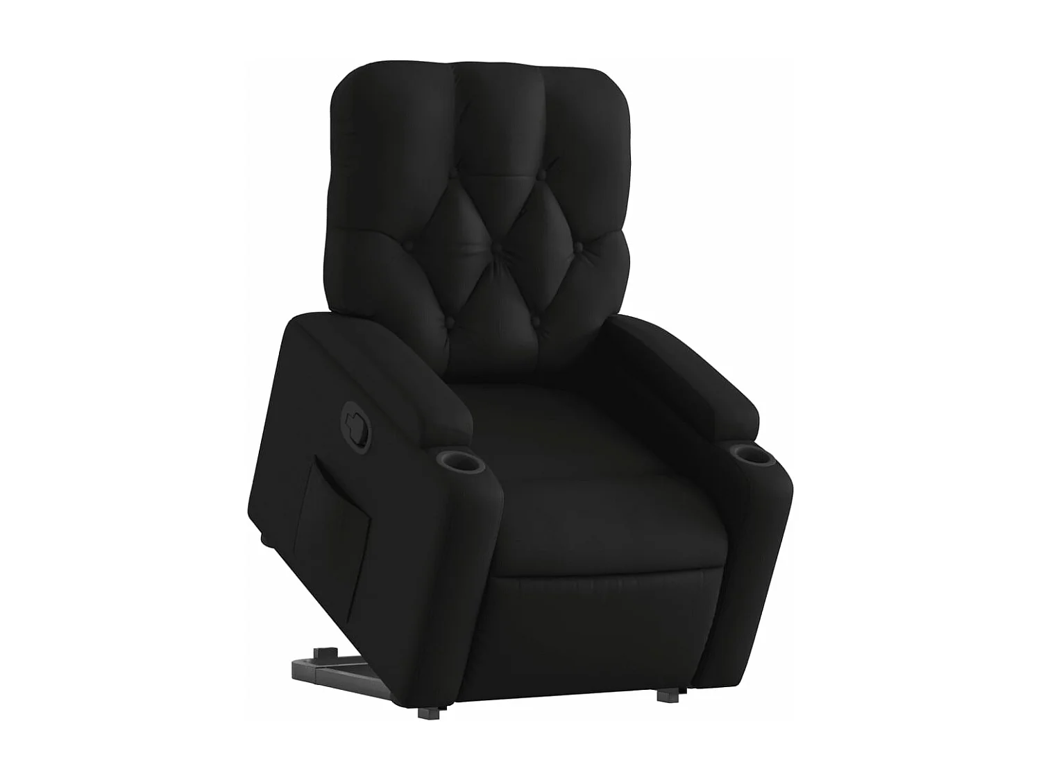 Fauteuil inclinable Noir Similicuir
