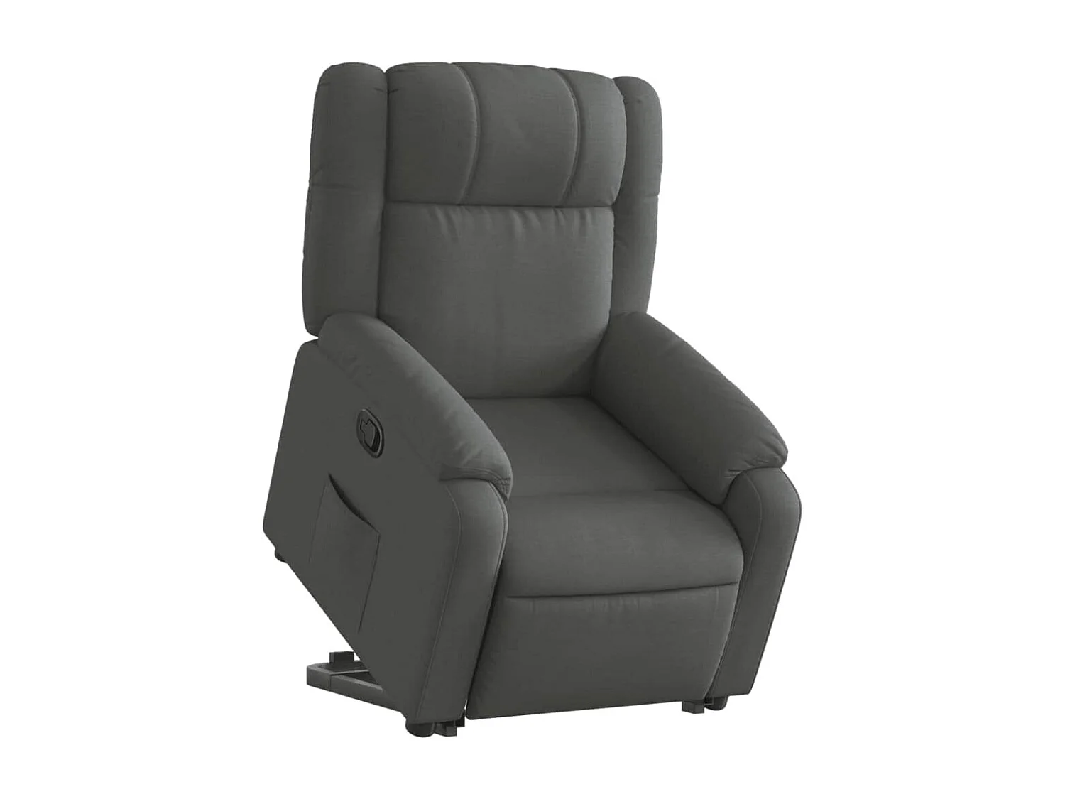 Fauteuil inclinable Gris foncé Tissu