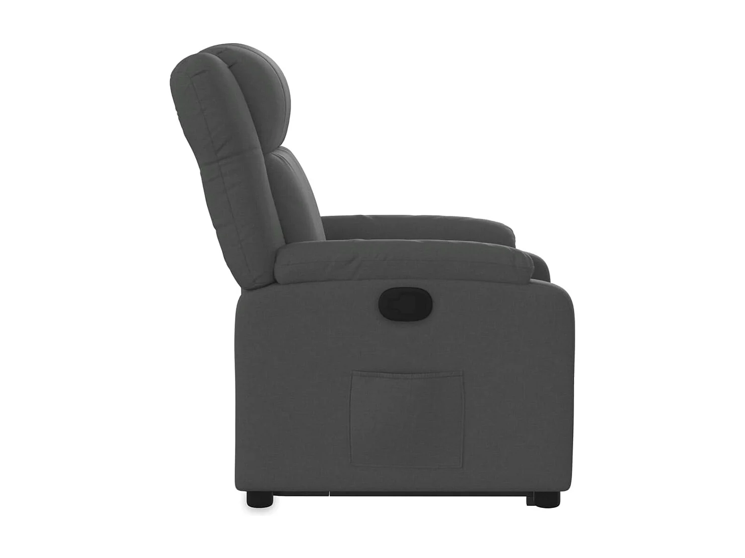 Fauteuil inclinable Gris foncé Tissu