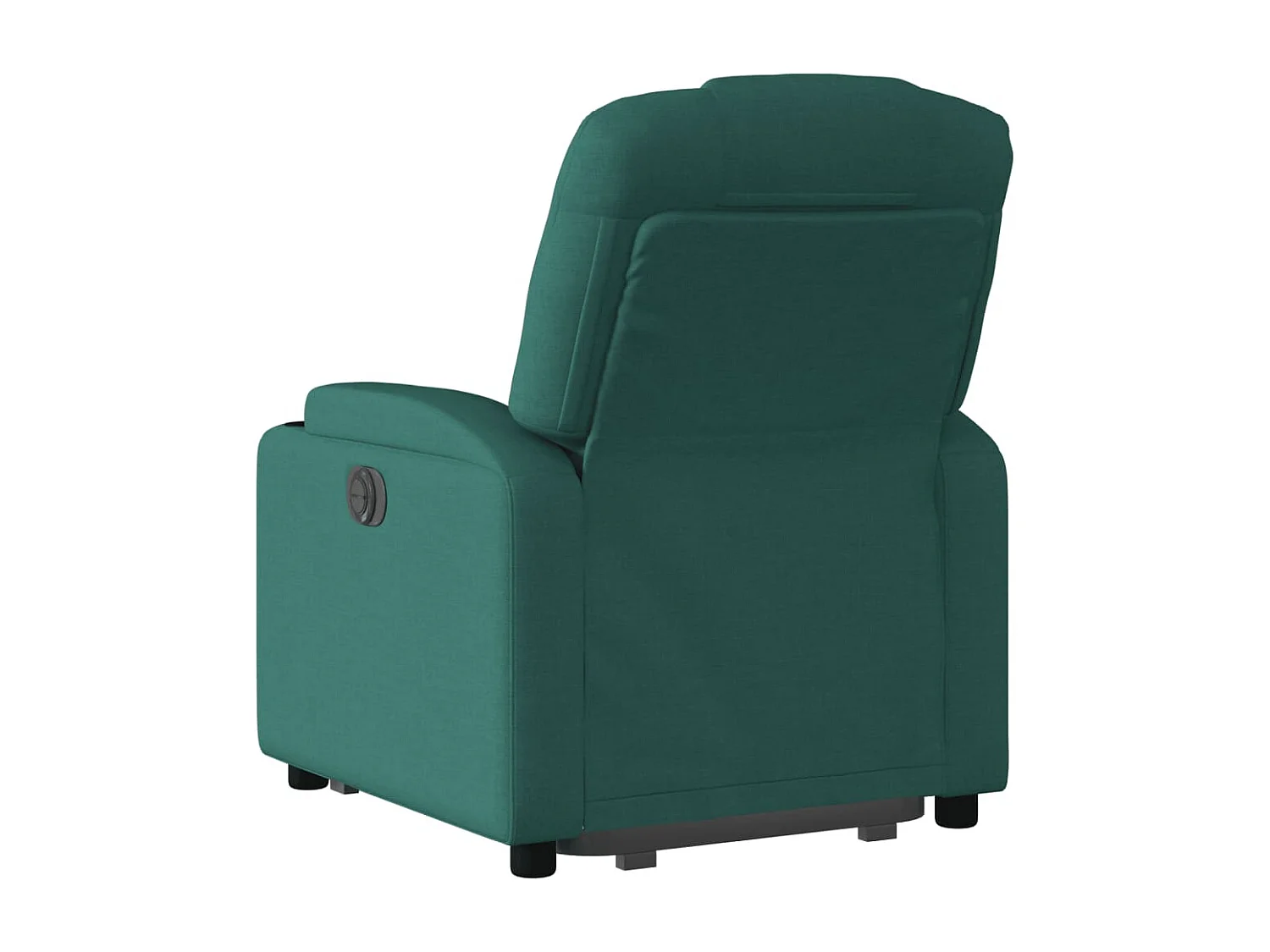 Fauteuil inclinable électrique vert foncé tissu