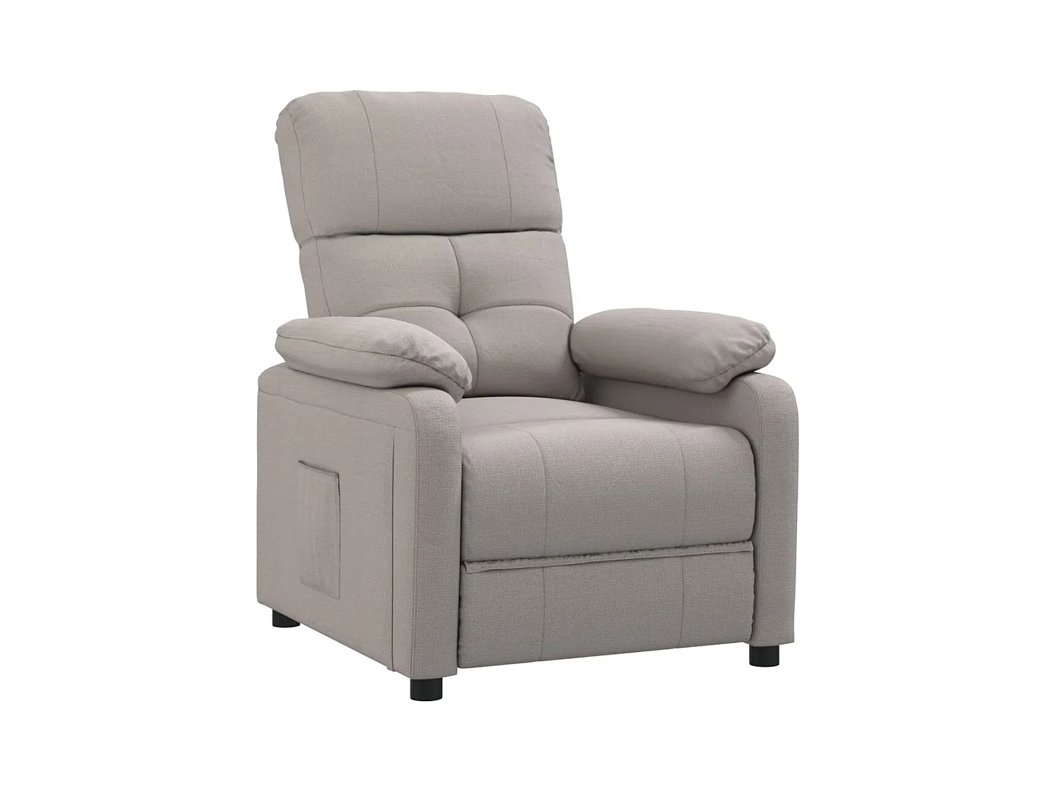 Fauteuil inclinable Taupe Tissu
