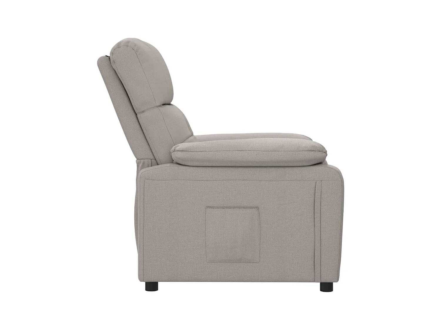 Fauteuil inclinable Taupe Tissu