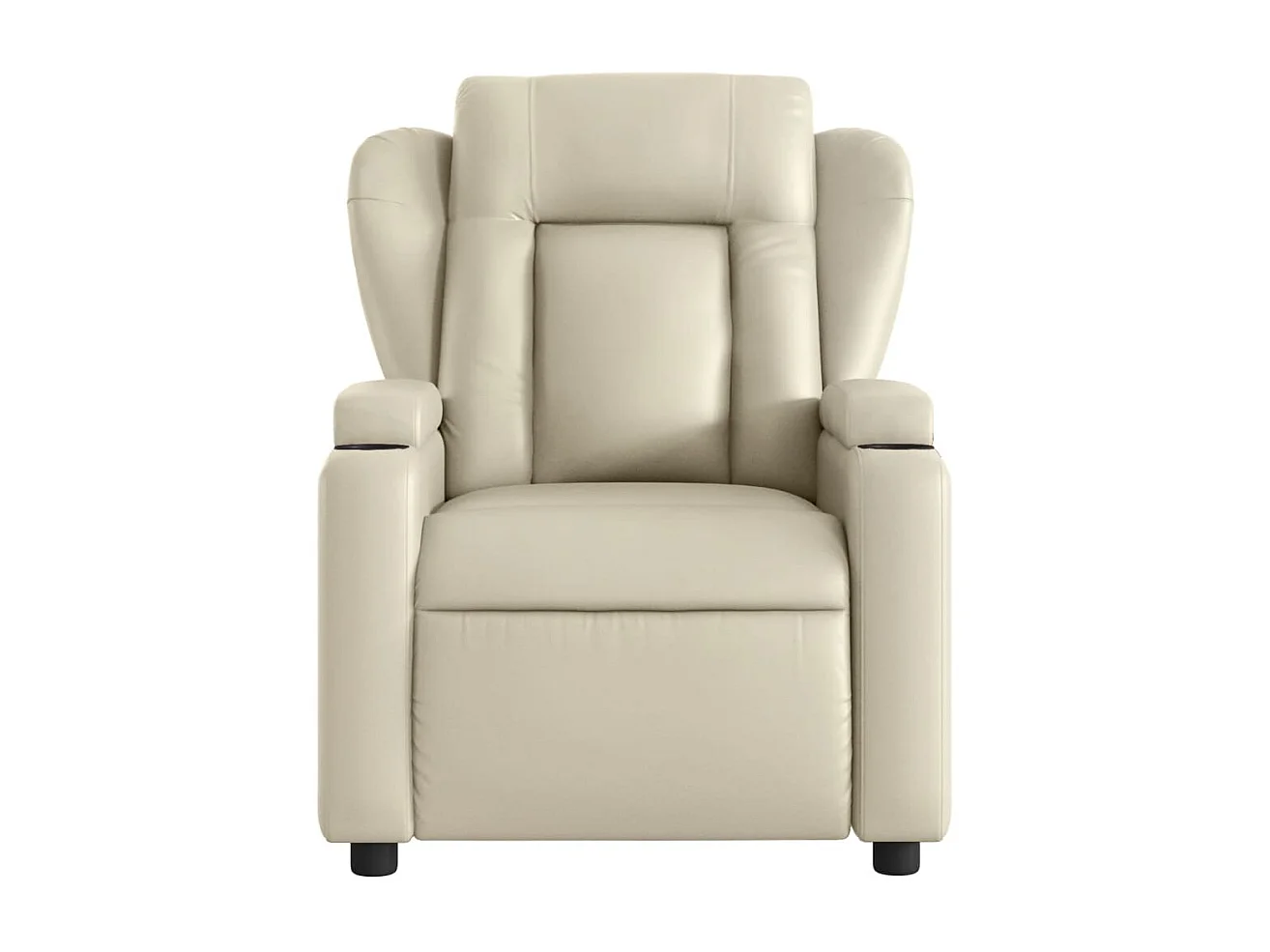 Fauteuil inclinable électrique Crème Similicuir