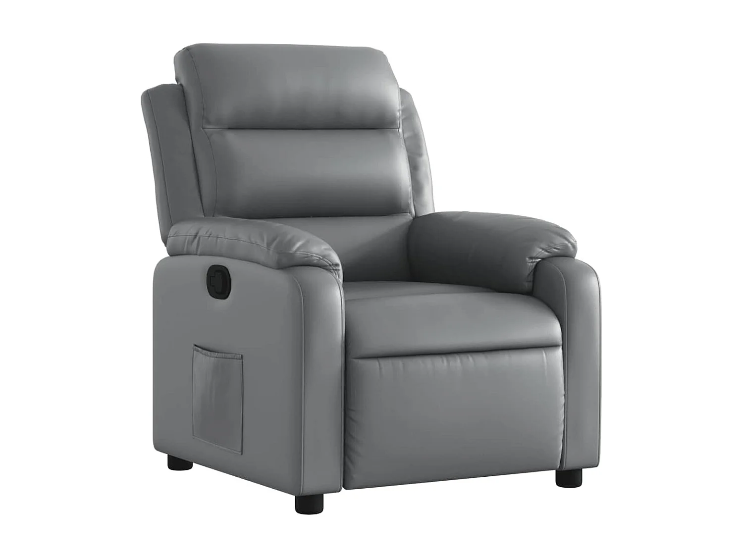 Fauteuil inclinable Gris Similicuir