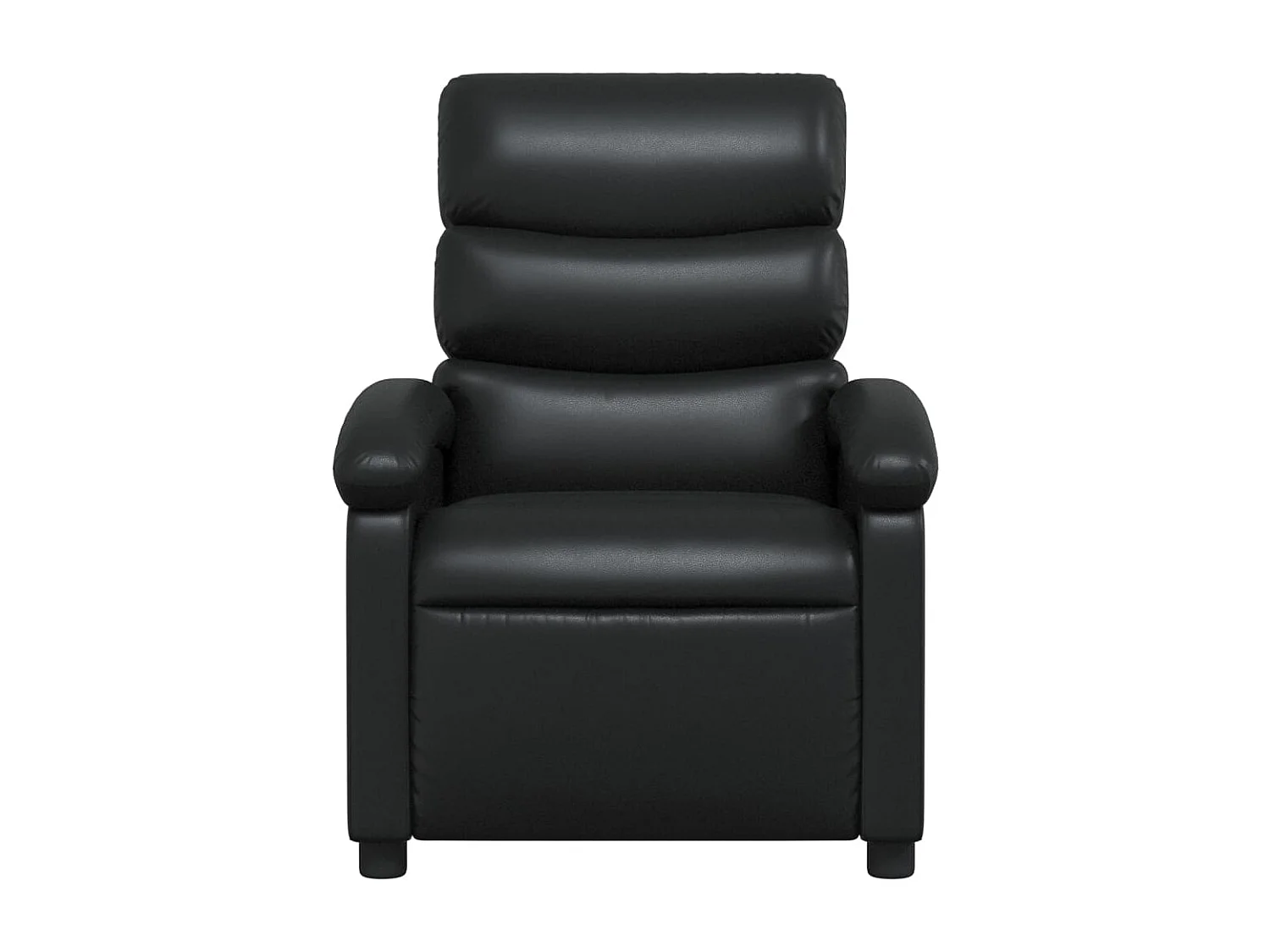 Fauteuil inclinable Noir Similicuir