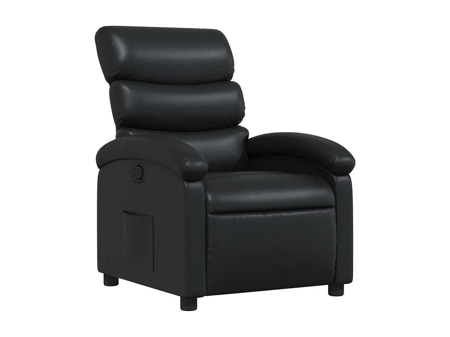 Fauteuil inclinable Noir Similicuir