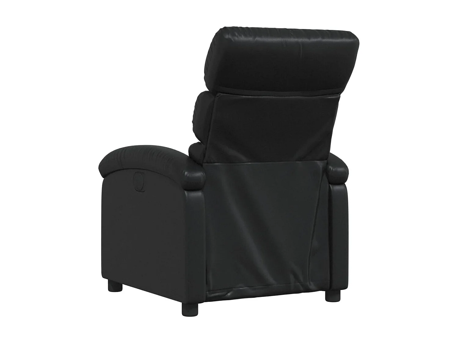 Fauteuil inclinable Noir Similicuir