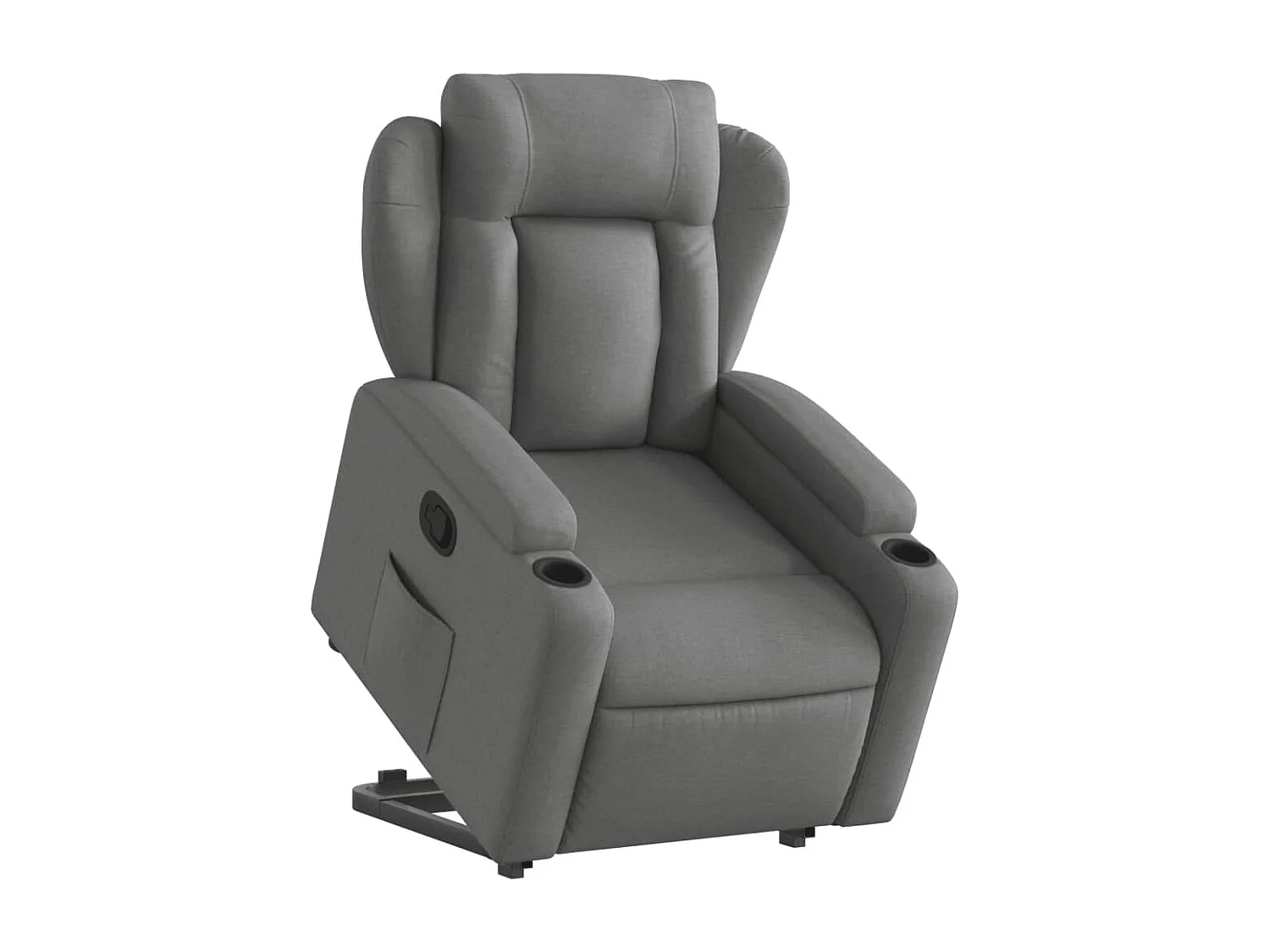 Fauteuil inclinable Gris foncé Tissu