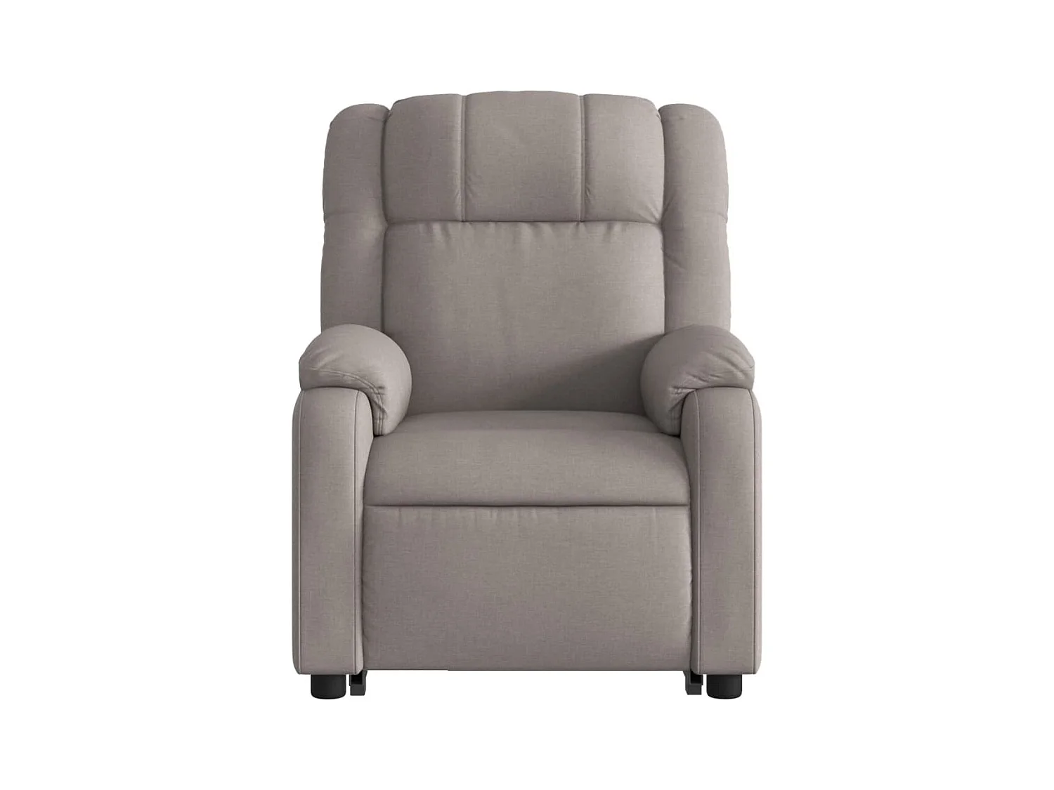 Fauteuil inclinable taupe tissu