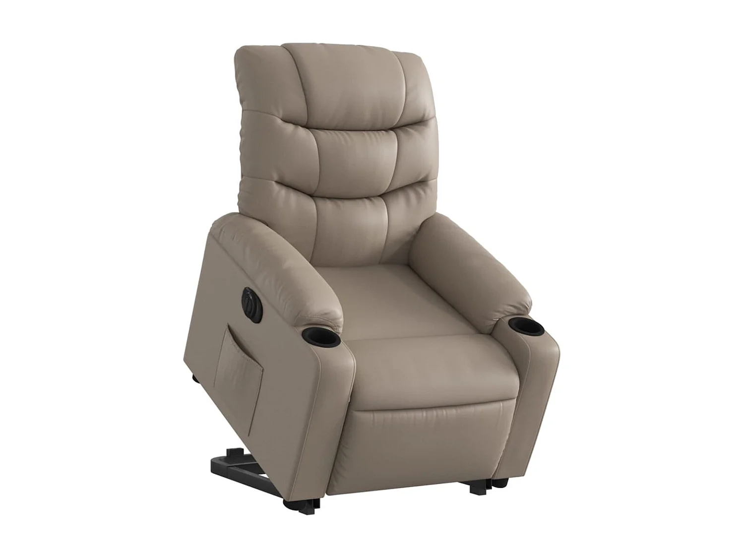 Fauteuil inclinable électrique cappuccino similicuir