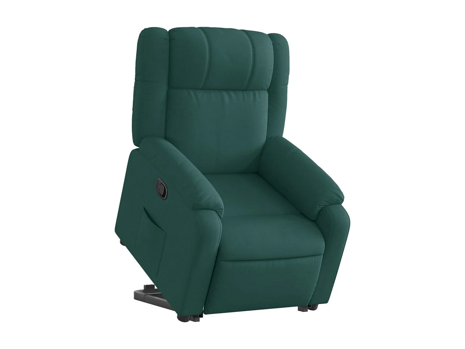 Fauteuil inclinable vert foncé tissu