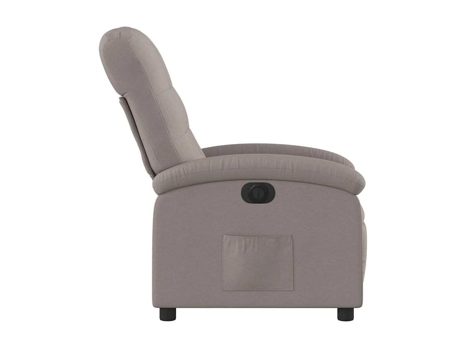 Fauteuil inclinable électrique Taupe Tissu