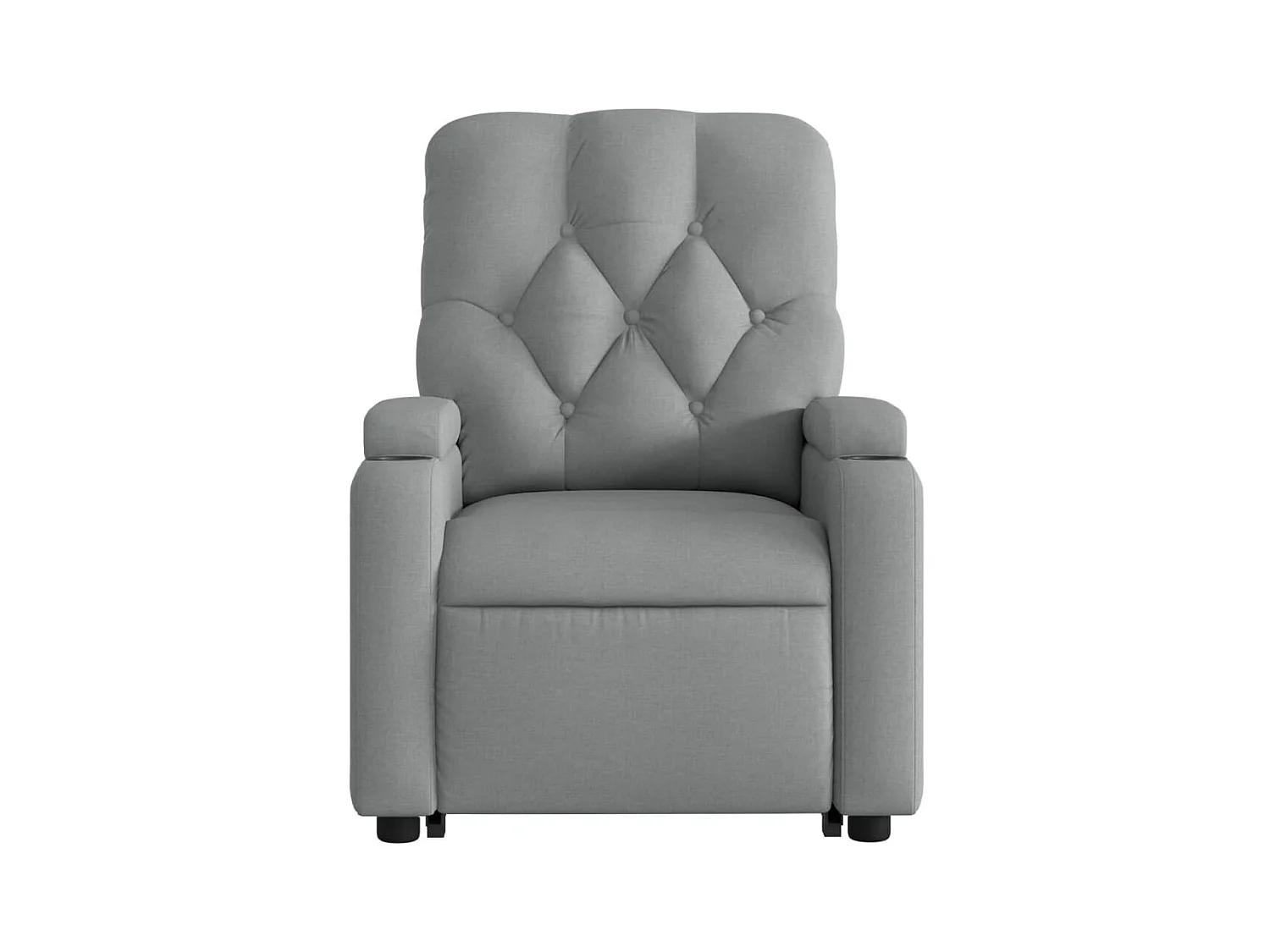 Fauteuil inclinable Gris clair Tissu