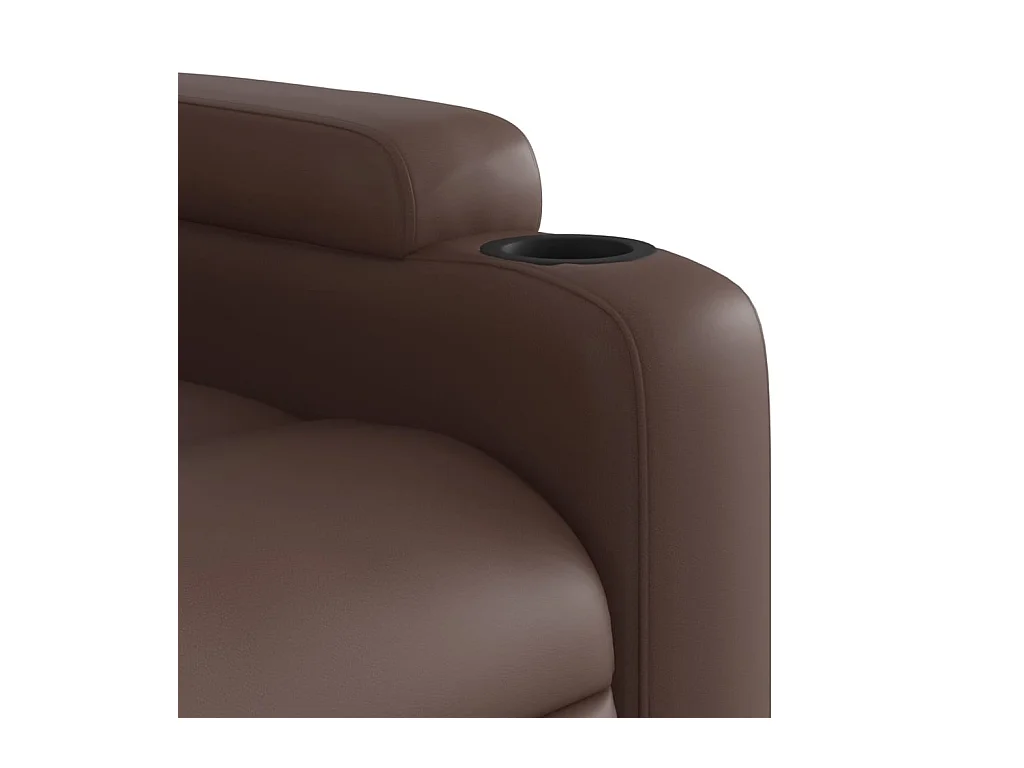 Fauteuil inclinable Marron Similicuir
