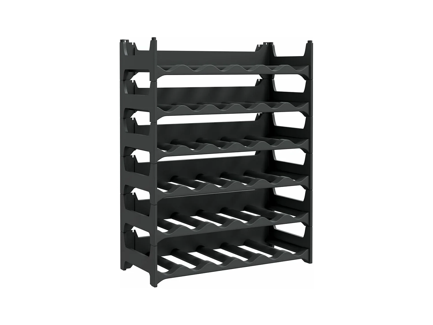 Weinregal für 36 Flaschen PP stapelbar