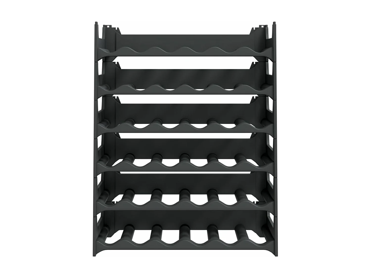 Portabottiglie per 36 bottiglie in PP impilabile