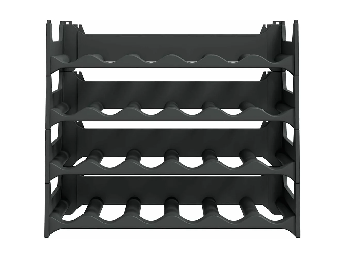 Casier à vin pour 24 bouteilles PP empilable