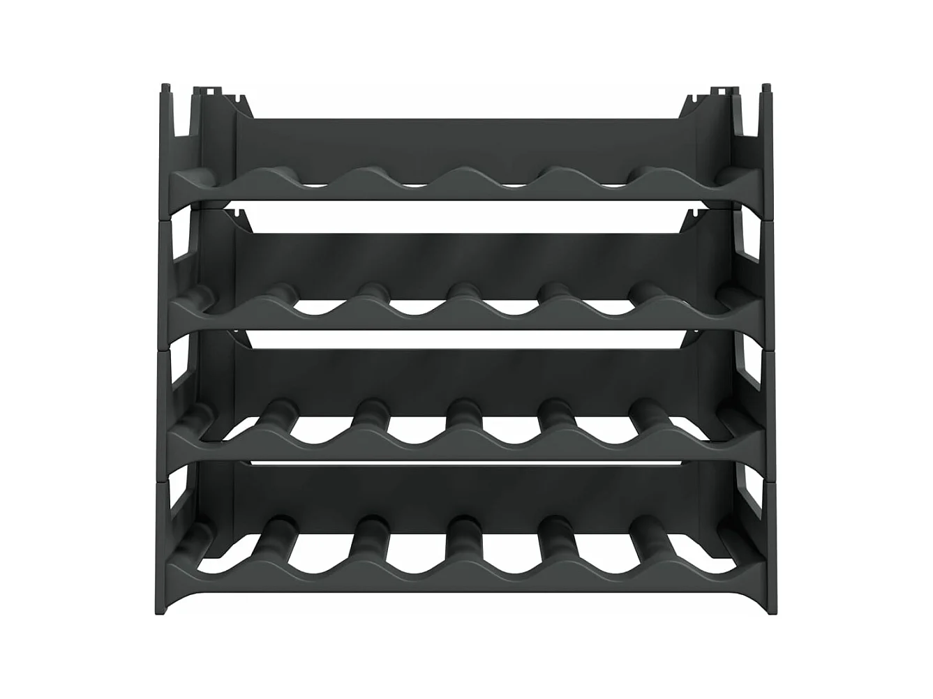 Weinregal für 24 Flaschen PP stapelbar