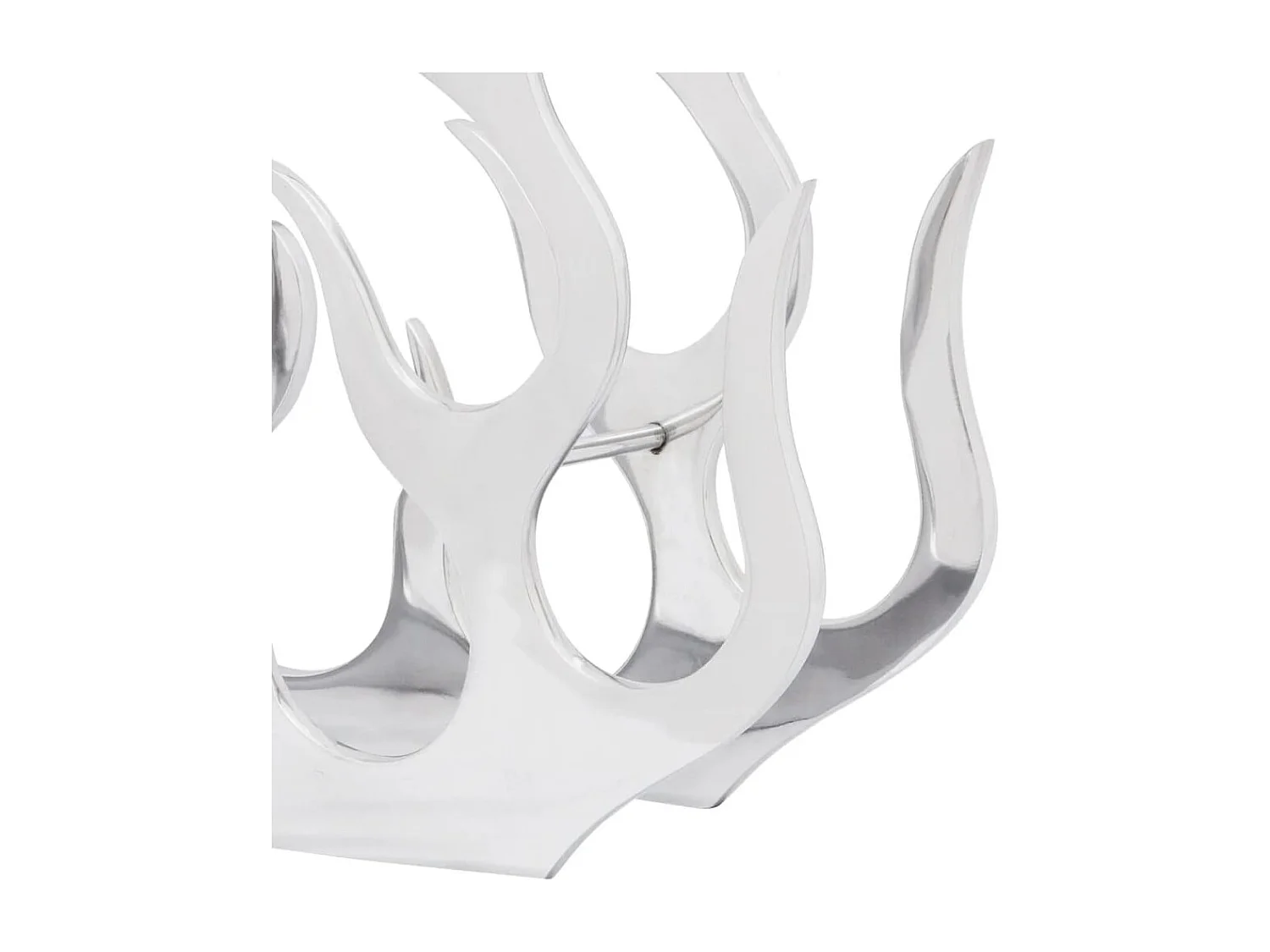 Botellero para 11 botellas Plata Aluminio