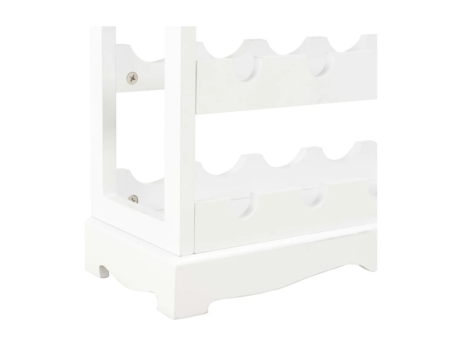 Armoire à vin Blanc 70 x 22,5 x 70,5 cm MDF