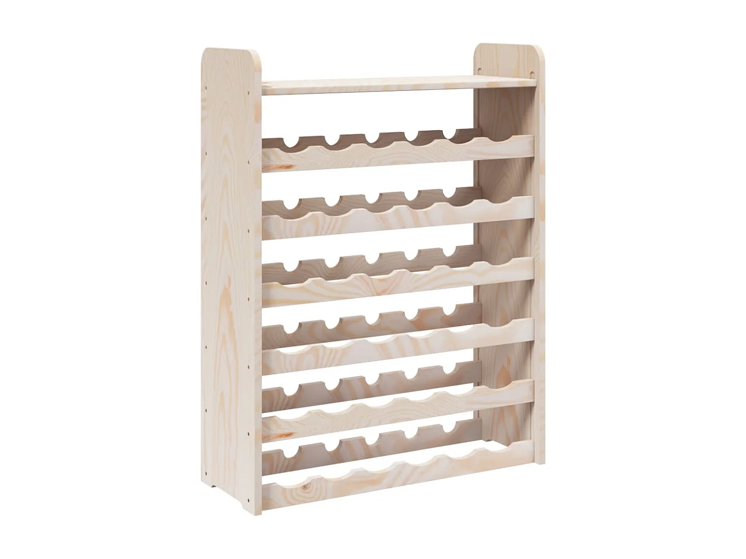 Casier à vin et panneau supérieur 67,5x25x87 cm bois pin massif