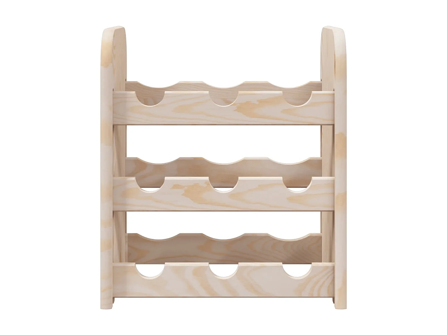 Casier à vin 33x25x37 cm bois de pin massif