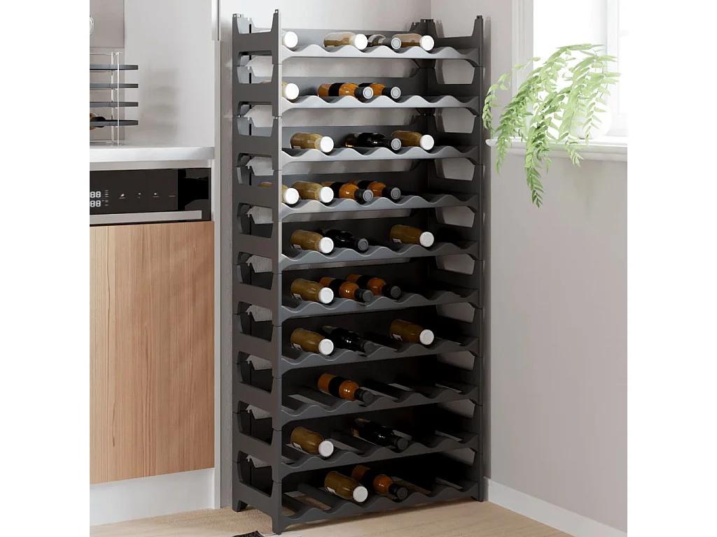 Weinregal für 60 Flaschen PP stapelbar