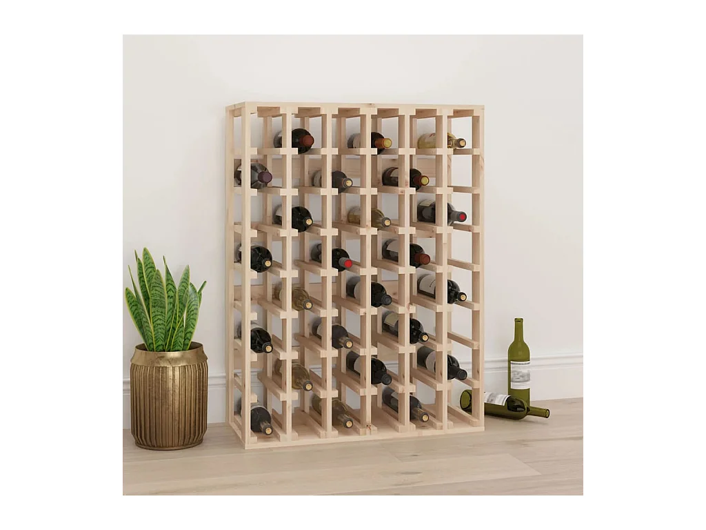 Casier à vin 70x33x94 cm Bois de pin massif